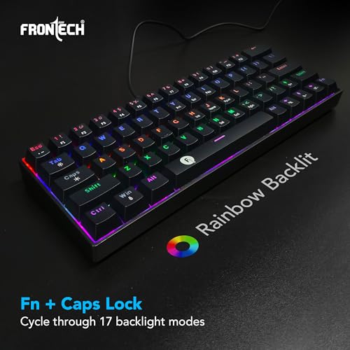 FRONTECH 63-Key Mechanical Gaming Wired