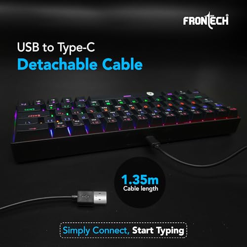 FRONTECH 63-Key Mechanical Gaming Wired