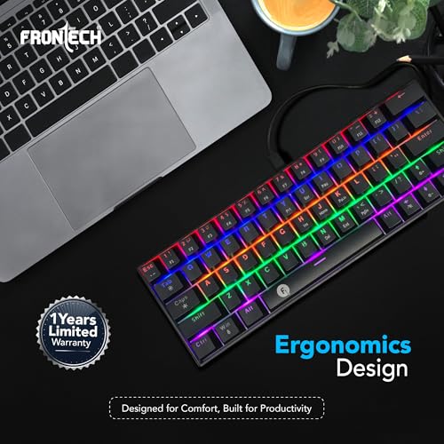 FRONTECH 63-Key Mechanical Gaming Wired