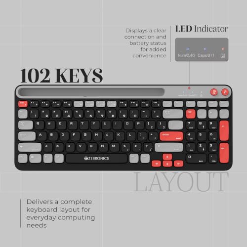 Zebronics Keypad X3 Wireless Keyboard