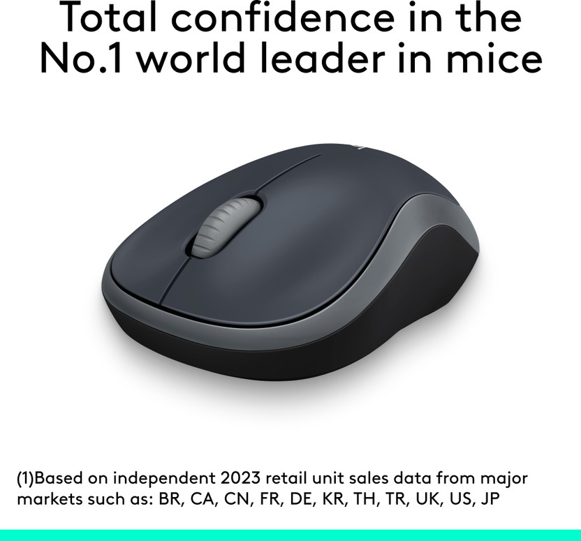 Logitech B175 Ambidextrous Optical Mouse