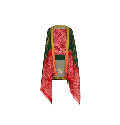 Amazon Brand - Myx Women's Unstitched Batik Print Salwar Suit Dress Material With Dupatta