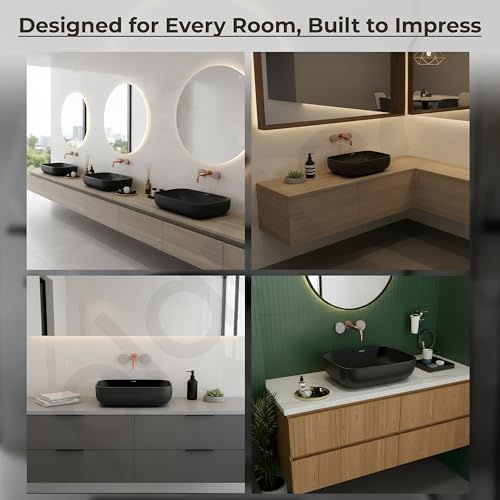 Plantex Ceramic Black Wash Basin