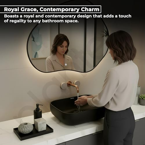 Plantex Ceramic Black Wash Basin
