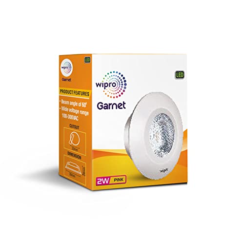 wipro 2w intergrated Spotlight Pink(Pack of 3) - Image 4