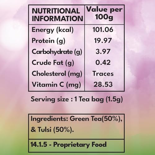 Celest Tulsi Green Tea | Green Tea Tulsi | 25 Teabags - Image 2