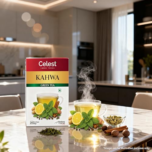 Celest Kahwa Green Tea, 20