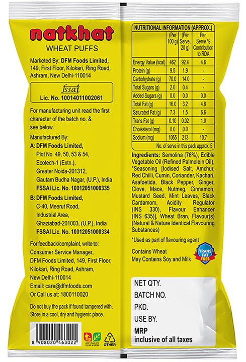 Crax Natkhat Classic Wheat Puffs