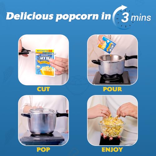 ACT II Popcorn IPC Golden Sizzle Combo Pack, 55g/59g (Pack of 3) - Image 5