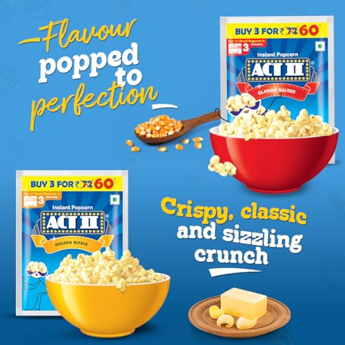 ACT II Popcorn IPC Golden Sizzle Combo Pack, 55g/59g (Pack of 3) - Image 7