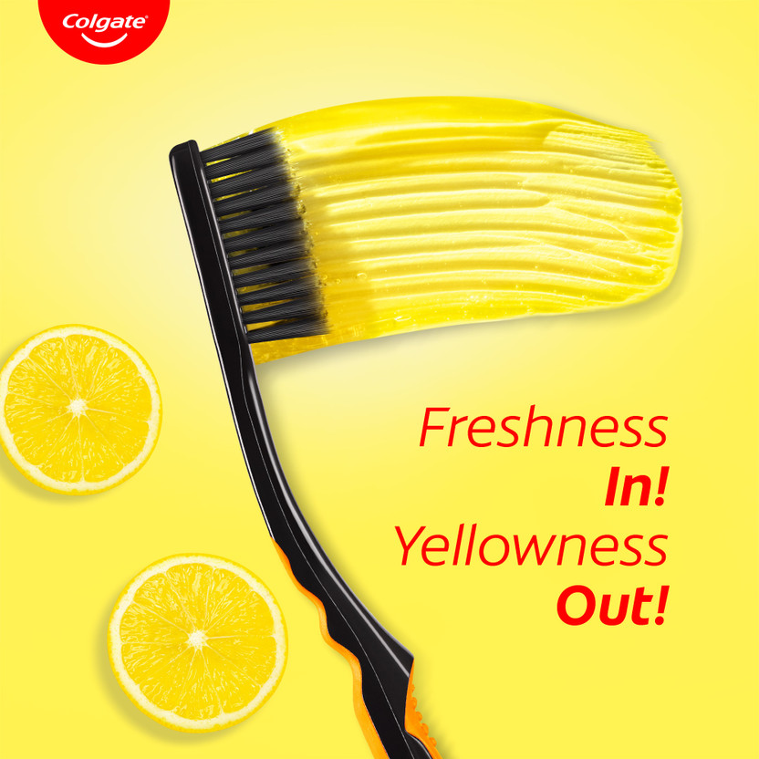Colgate Lemon Fresh Whitening Gel Toothpaste (480 g, Pack of 4) - Image 3