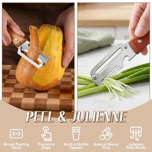 3-in-1 Stainless Steel Vegetable Peeler