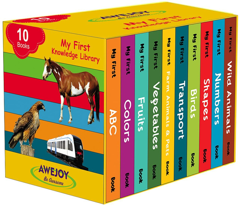 Unknown My First Knowledge Library - learning books for kids wit...more