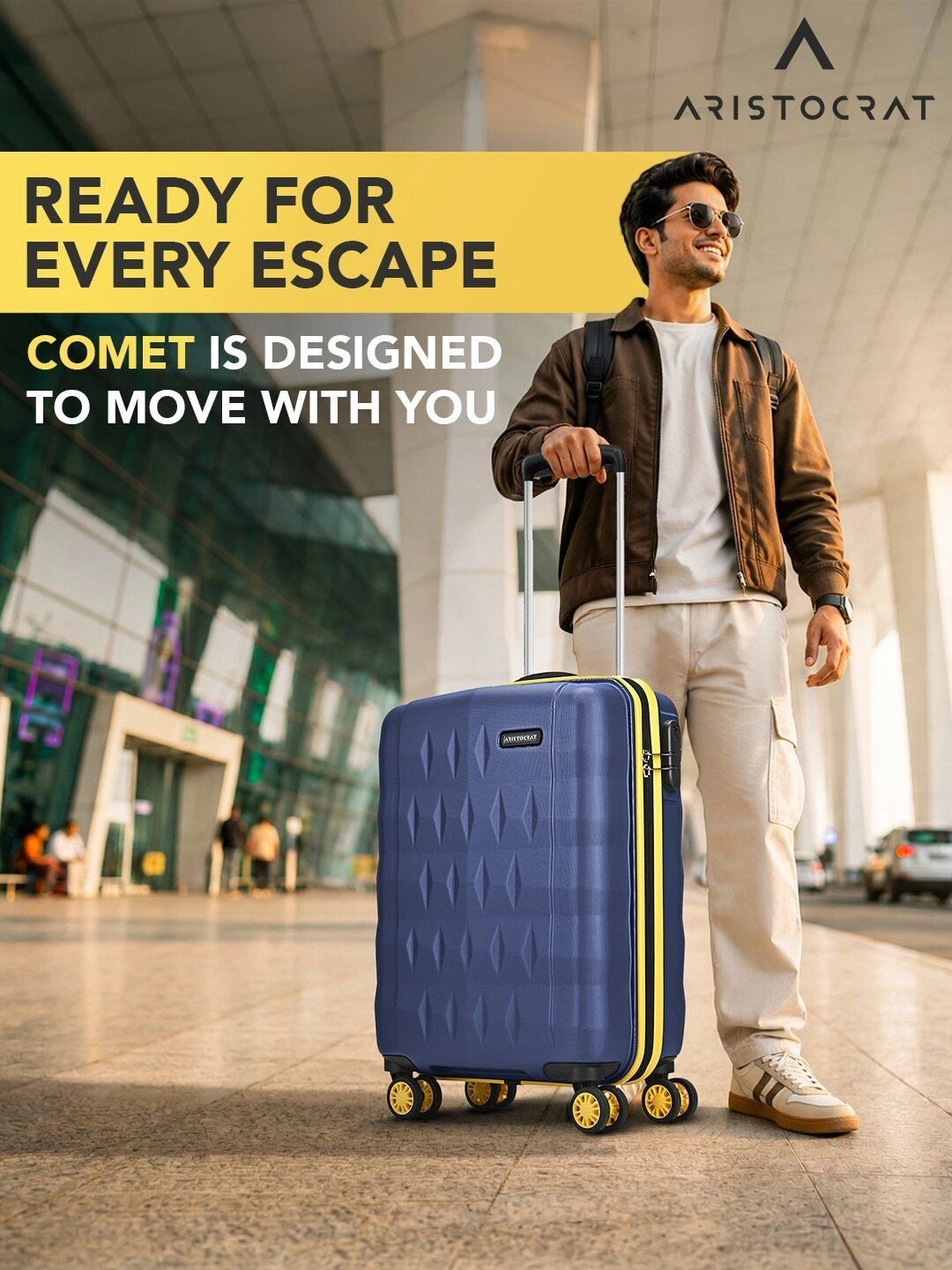 Aristocrat Comet Blue Small Hard