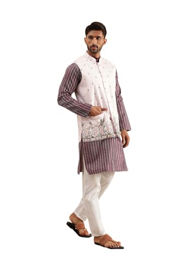 SOJANYA Men's Silk Blend Wine