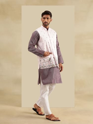 SOJANYA Men's Silk Blend Wine