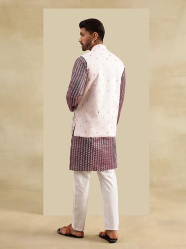 SOJANYA Men's Silk Blend Wine