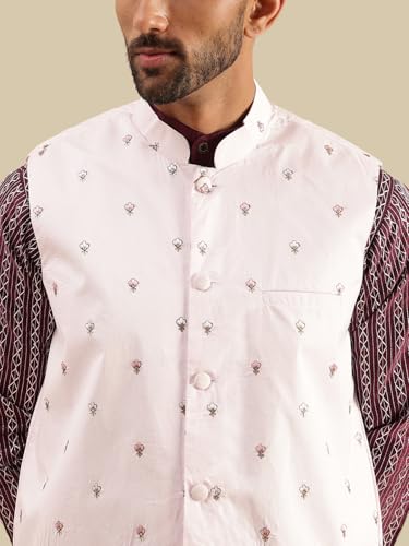SOJANYA Men's Silk Blend Wine