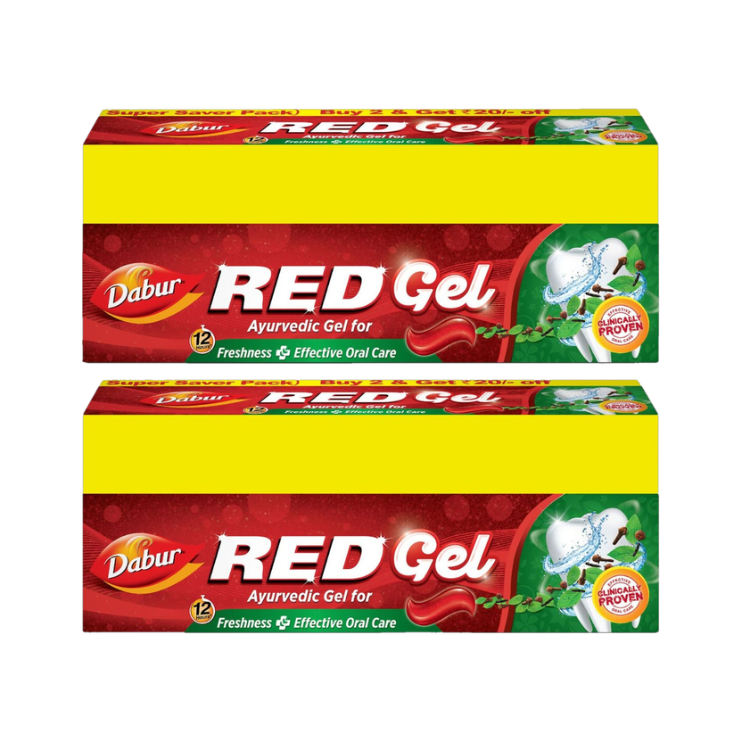 Dabur Red Ayurvedic Gel for Freshness ( Super Saver Pack) Toothpa...more