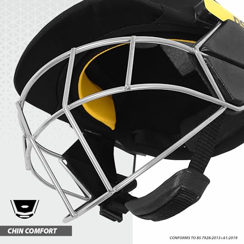 DSC Scud Cricket Helmet for Mens (Fixed Spring Steel Grill), - Image 6