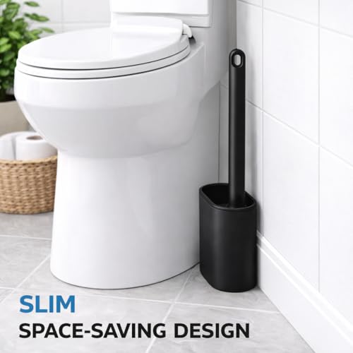 Silicone Toilet Cleaning Brush Bathroom