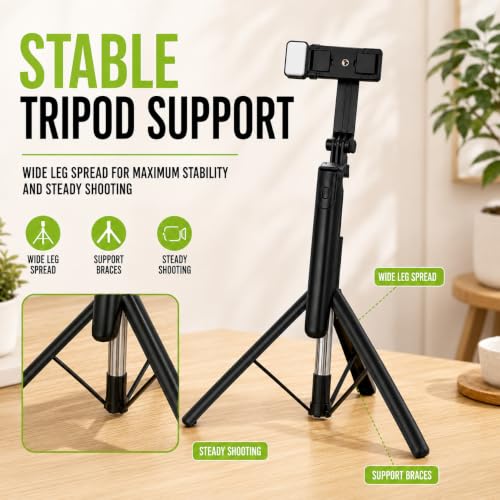 3-in-1 Bluetooth Selfie Stick Tripod