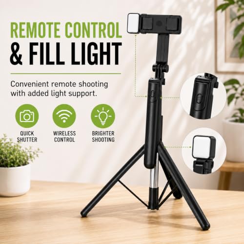 3-in-1 Bluetooth Selfie Stick Tripod