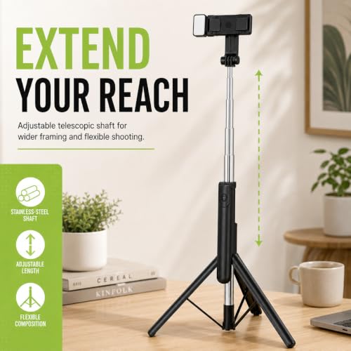 3-in-1 Bluetooth Selfie Stick Tripod