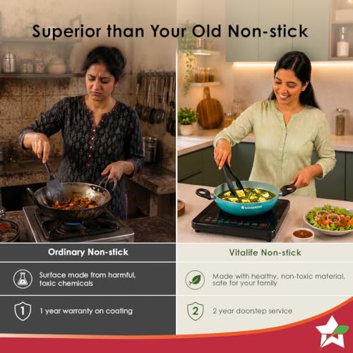 Wonderchef Vitalife Non-Stick Kadhai &