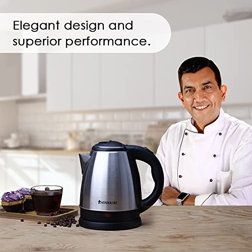 Wonderchef Crescent Electric Kettle 1.5 Litres, 2 years Warranty - Image 3