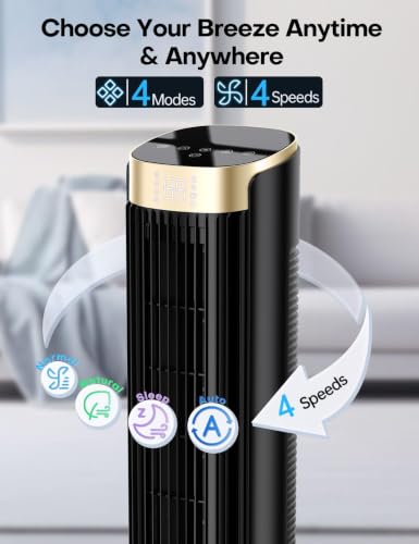 hifresh 110CM Bladeless Tower Fan