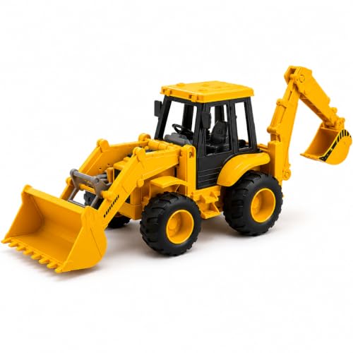 PLUSPOINT Excavator Toy Construction Realistic