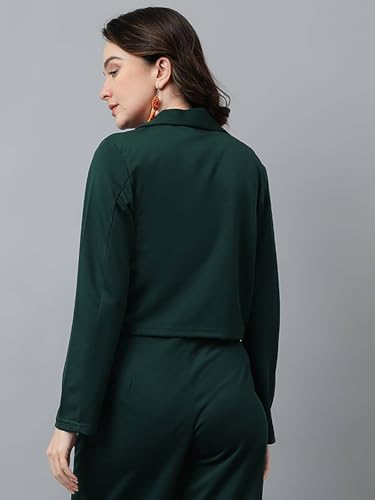 KOTTY Women's Solid Single Breasted Casual Blazer - Image 3