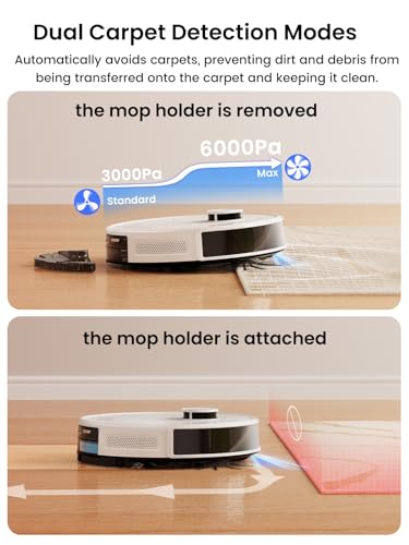 Lefant M2 Plus Robot Vacuum and Mop,Self Empty Station,6000Pa Suction - Image 7