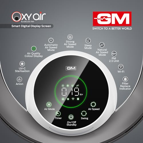 GM Oxy Air Bladeless Fan