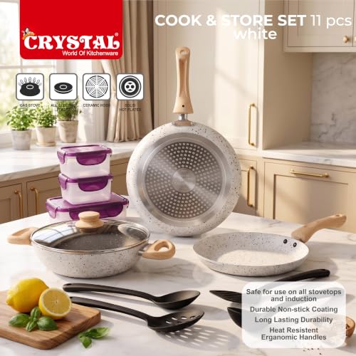 Crystal Aluminum 11 Pcs Non