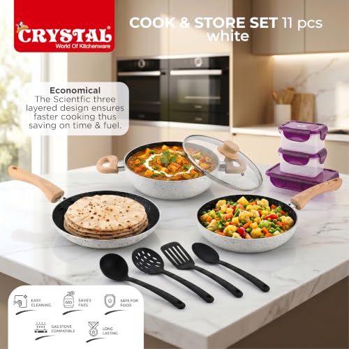 Crystal Aluminum 11 Pcs Non
