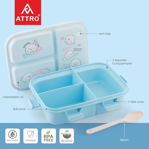 ATTRO Joy Kins Plastic Lunch