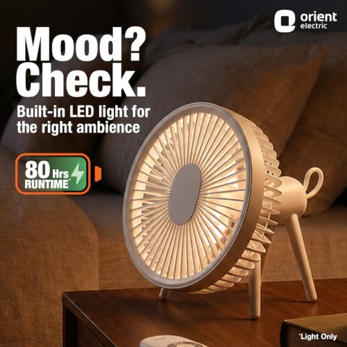 Orient Electric Pooch Rechargeable Table