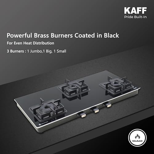 KAFF Gas Stove/Cooktop 3 Burners