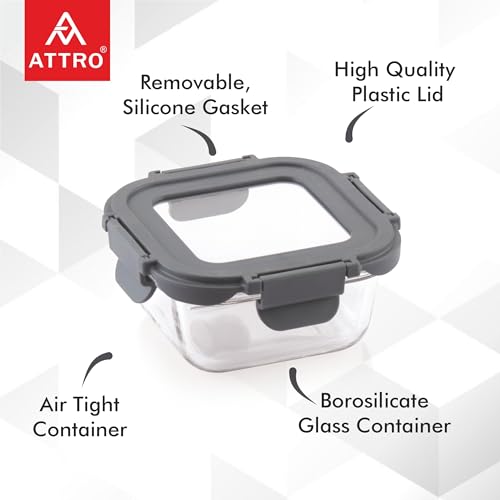 ATTRO Glassox Borosilicate Square Glass