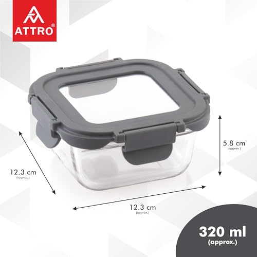 ATTRO Glassox Borosilicate Square Glass