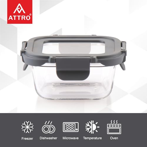 ATTRO Glassox Borosilicate Square Glass