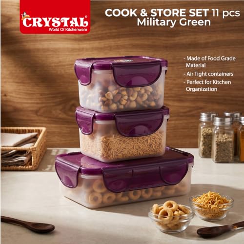 Crystal Aluminum 11 Pcs Non