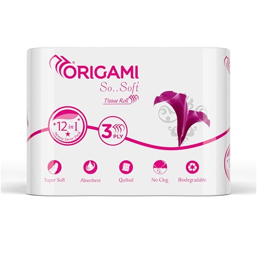 Origami 3 Ply Toilet Tissue