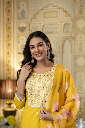 LookMark Women's Rayon Embroidery Kurta