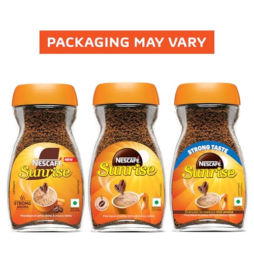 Nescafé Sunrise Instant Coffee | Strong Aroma in every cup | 45g Jar - Image 3
