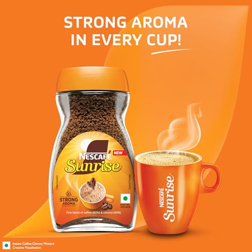 Nescafé Sunrise Instant Coffee | Strong Aroma in every cup | 45g Jar - Image 7