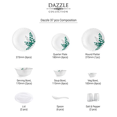 Cello Aqua Leaves Dazzle Series