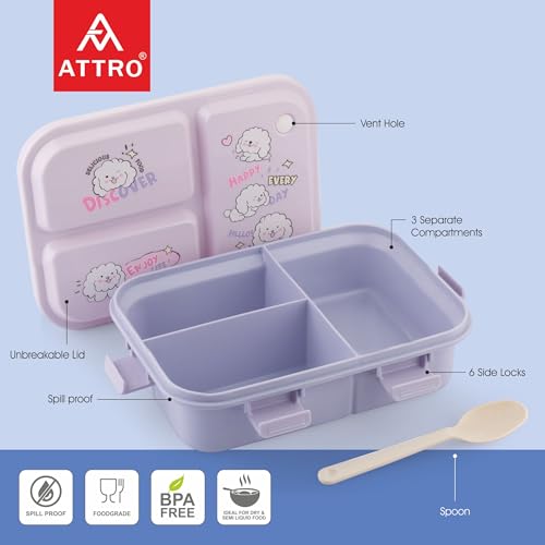ATTRO Joy Kins Plastic Lunch